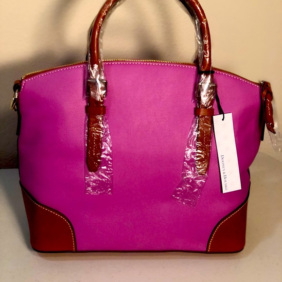 NWT Dooney and Bourke lilac/purple dome Satchel - Picture 4 of 6